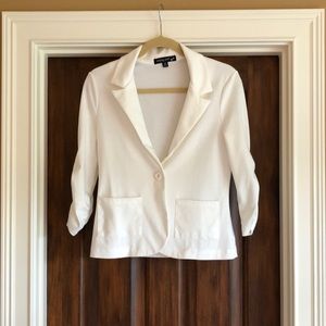 Living Doll White Blazer Jacket